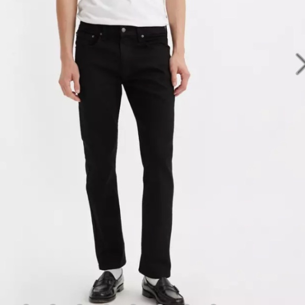Levis 502 Black Denim Jeans Size 30 - Picture 3 of 10